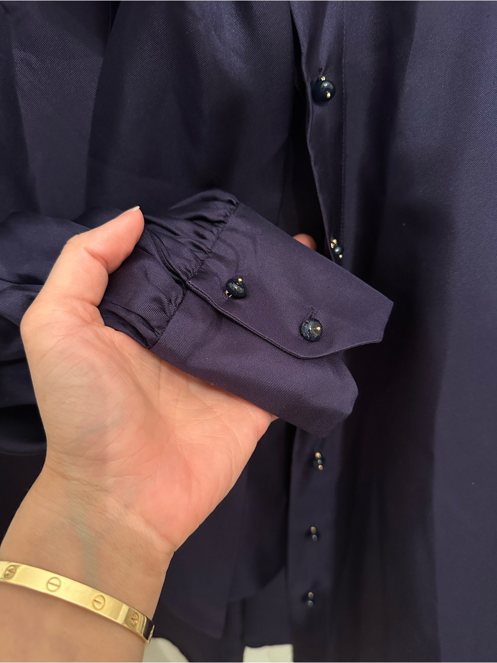 Zimmermann Tama silk navy blouse - 1 - Picture 7 of 9